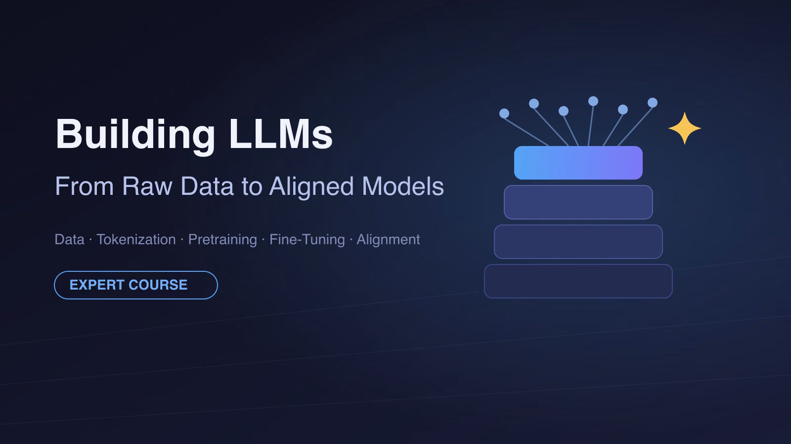 Building LLMs: From Raw Data to Aligned Models
