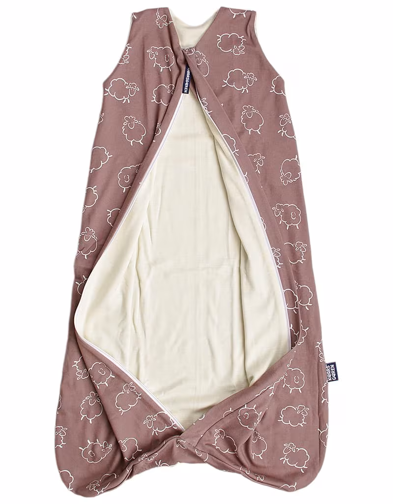 The two way zip opened from the bottom