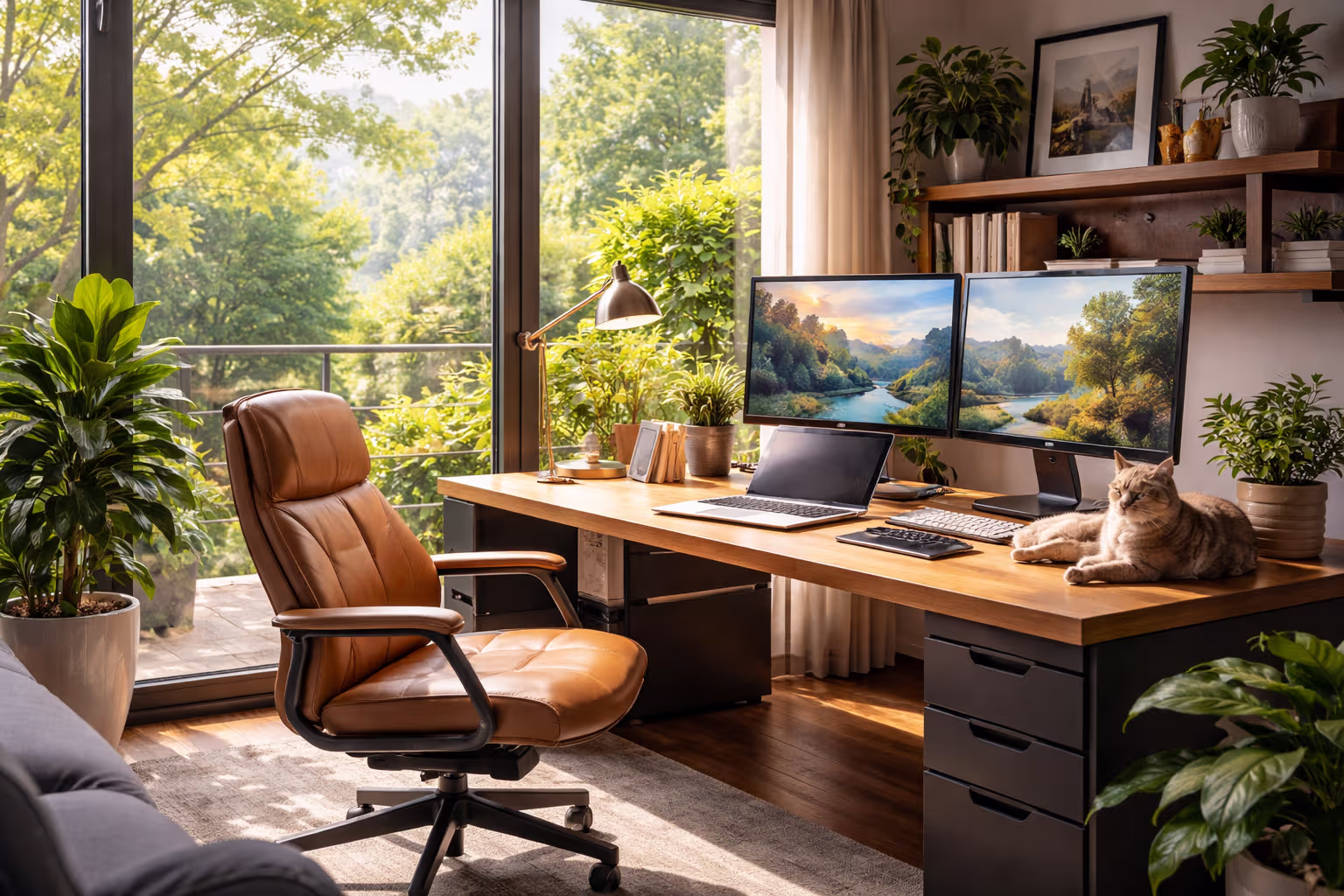 What the Ideal Home Office Looks Like According to Science