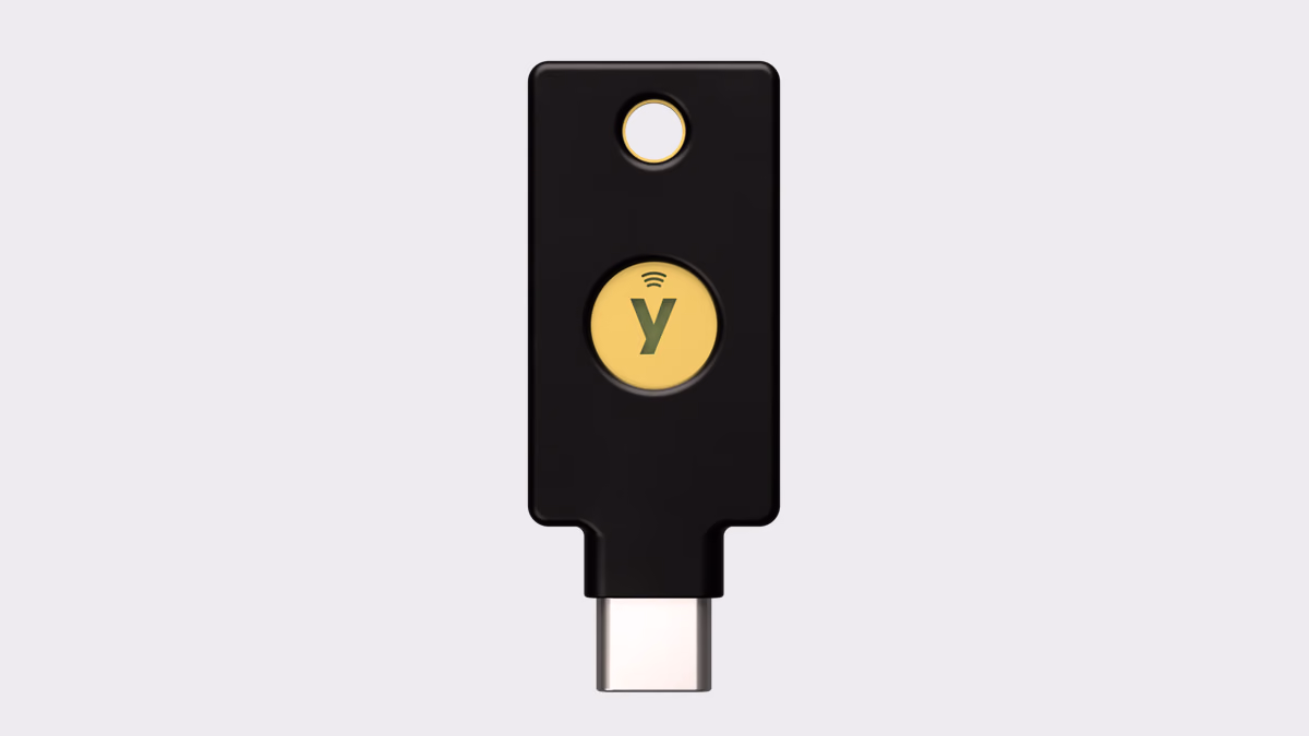 Yubico Security Key C NFC, the FIDO-only model with USB-C and NFC